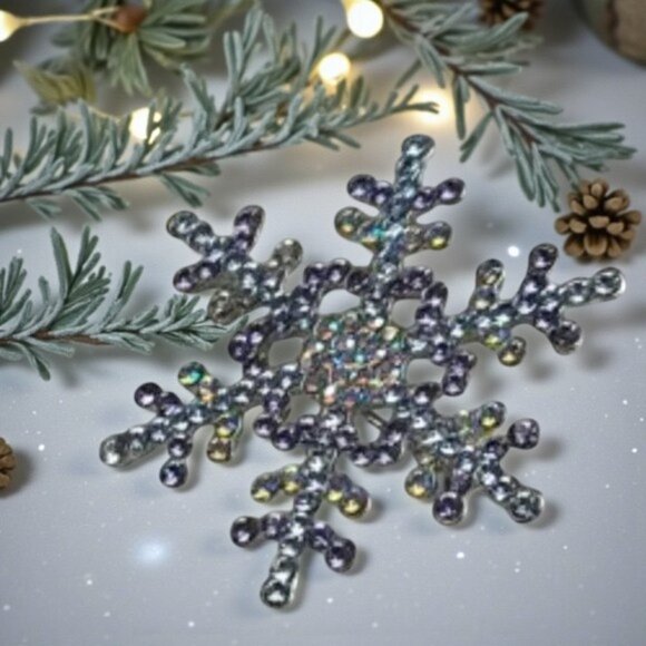 Kirks Folly Jewelry - Retired KIRKS FOLLY Snowflake Brooch – A Sparkling Winter Wonderland!